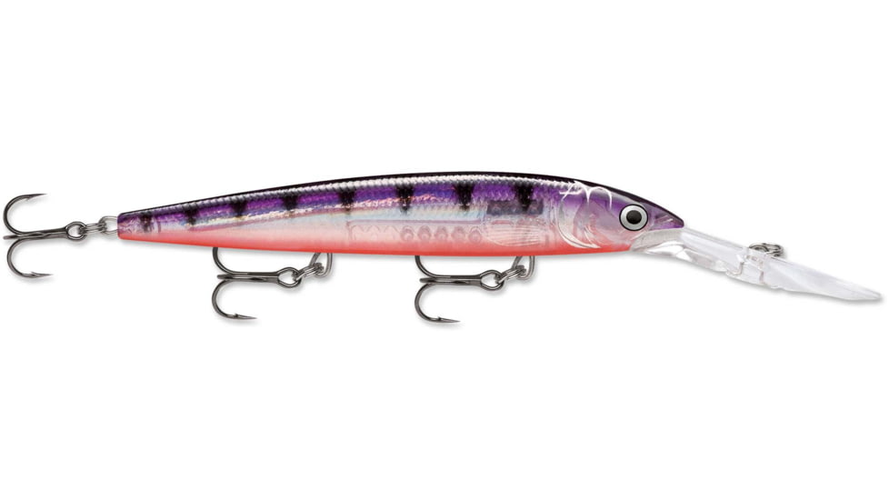 Rapala Down Deep Husky Jerk 14 Lure, Glass Purple Perch, DHJ14GPP