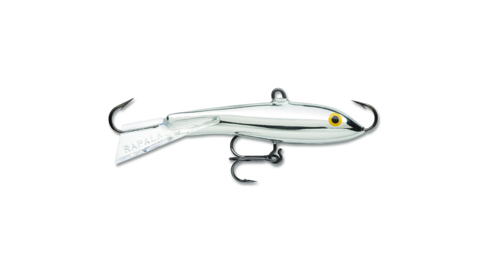Rapala Jigging Rap, 1 1/4" 1/8oz, #14 Hook, Pure Chrome, W2PCH