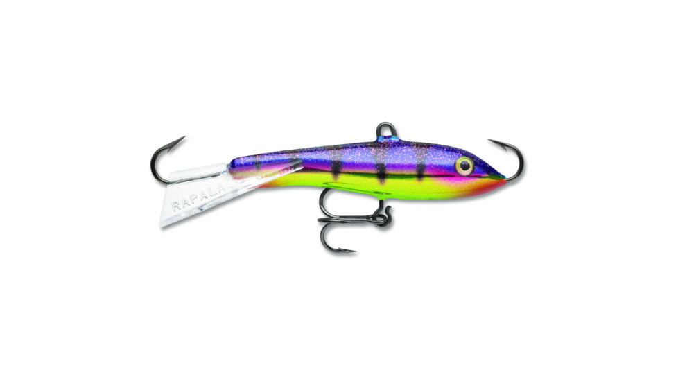 Rapala Jigging Rap, 3 1/2", 7/8oz, #6 Hook, Purple Shades, W9PRSH