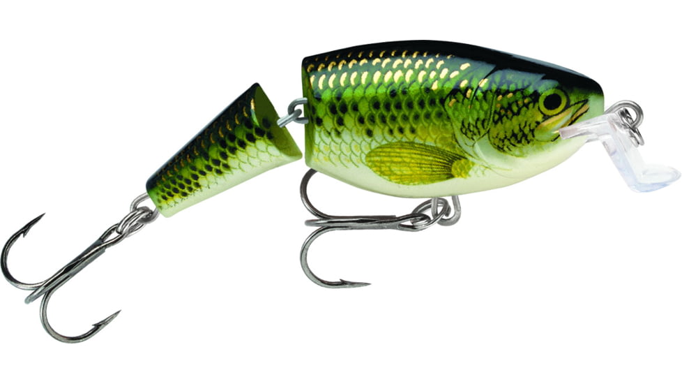 Rapala Jointed Shallow Shad Rap Crankbait, 2ft, 1/4oz, Suspending, Baby Bass, JSSR05BB