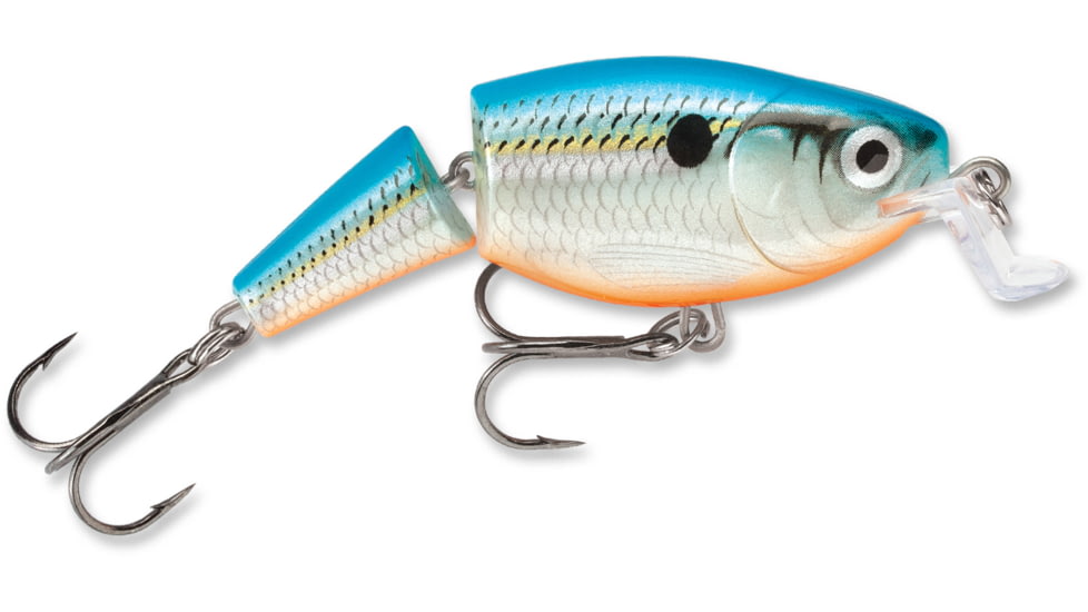 Rapala Jointed Shallow Shad Rap Crankbait, 2ft, 1/4oz, Suspending, Blue Shad, JSSR05BSD