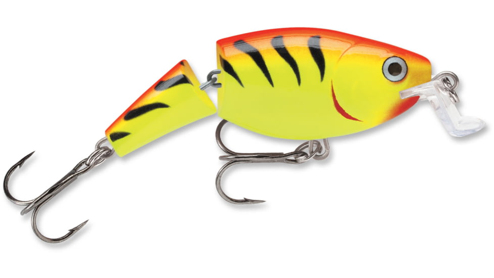 Rapala Jointed Shallow Shad Rap Crankbait, 2ft, 1/4oz, Suspending, Hot Tiger, JSSR05HT