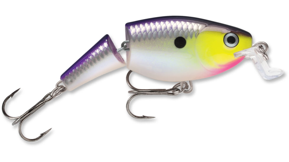 Rapala Jointed Shallow Shad Rap Crankbait, 2ft, 1/4oz, Suspending, Purpledescent, JSSR05PDS