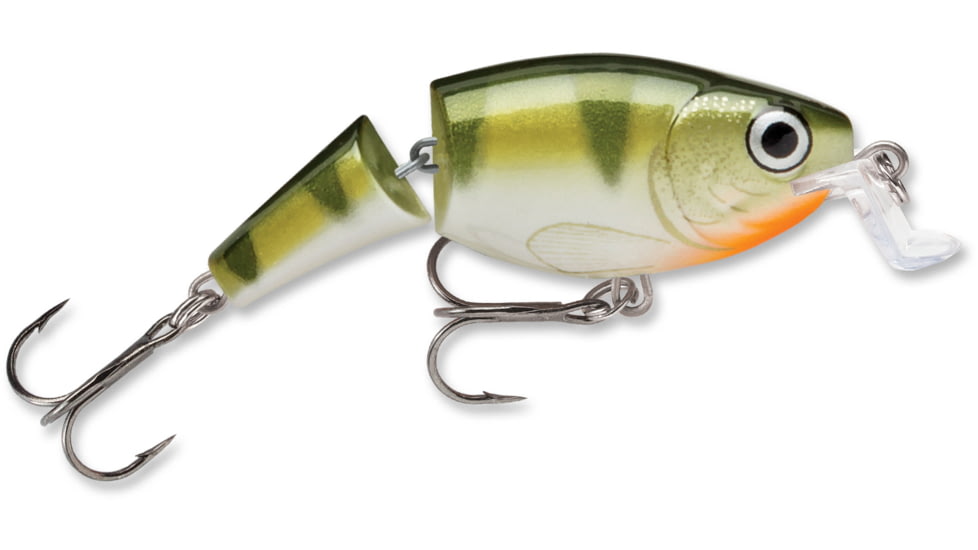 Rapala Jointed Shallow Shad Rap Crankbait, 2ft, 1/4oz, Suspending, Yellow Perch, JSSR05YP