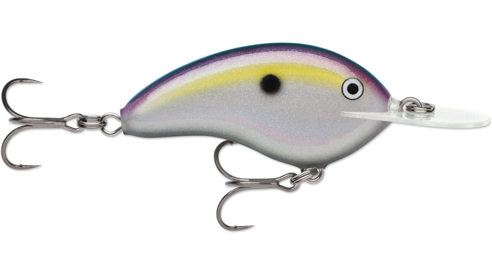 Rapala OG Deep Tiny 07 5/16 oz, 7' Depth, Two #5 Treble Hooks, Big Shad, OGT07BGSD