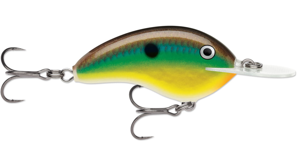 Rapala OG Deep Tiny 07 5/16 oz, 7' Depth, Two #5 Treble Hooks, Bream, OGT07BRM
