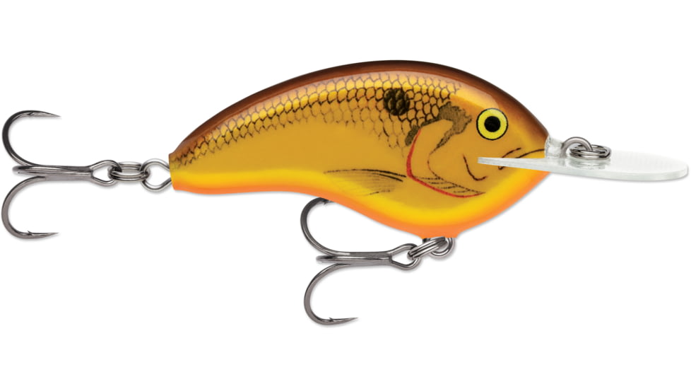 Rapala OG Deep Tiny 07 5/16 oz, 7' Depth, Two #5 Treble Hooks, Crawdad, OGT07CW
