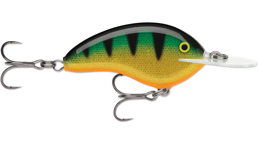 Rapala OG Deep Tiny 07, 5/16 oz, 7' Depth, Two #5 Treble Hooks Perch, OGT07P