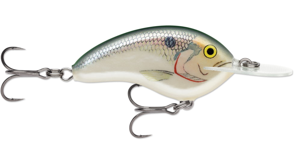 Rapala OG Deep Tiny 07 5/16 oz, 7' Depth, Two #5 Treble Hooks, Shad, OGT07SD
