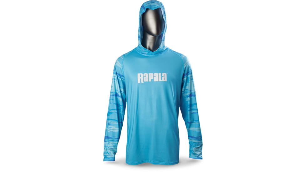 Rapala Performance Hood, Blue Camo, Large, RPH04L
