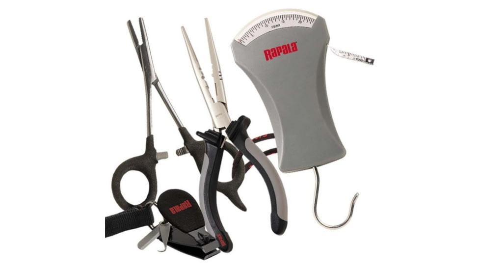 Rapala Tool Combo - Plier, Forceps, Scale, Clipper and Sheath