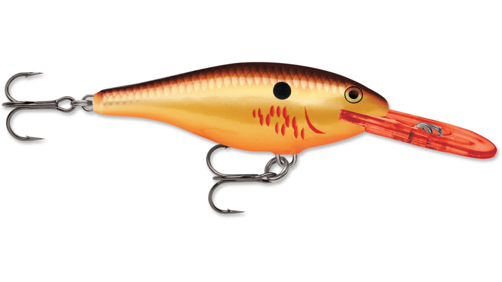 Rapala Shad Rap 05 Lure, Bleeding Copper Flash, SR05BCF