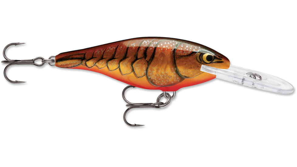Rapala Shad Rap 05 Lure, Dark Brown Crawdad, SR05DCW
