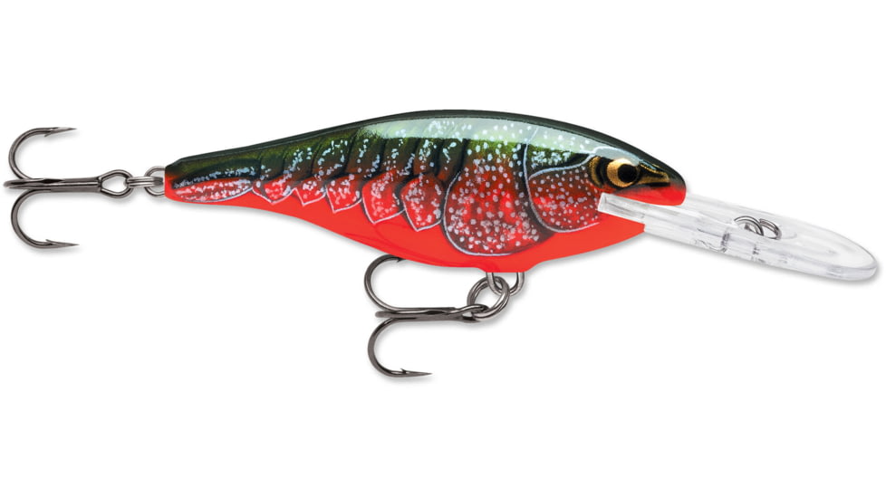 Rapala Shad Rap 05 Lure, Red Crawdad, SR05RCW