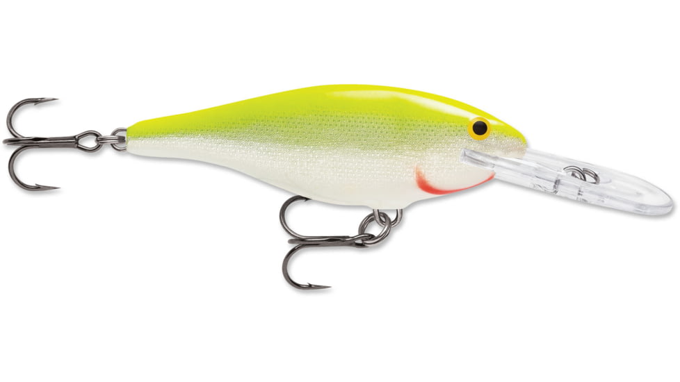 Rapala Shad Rap 05 Lure, Silver Fluorescent Chartreuse, SR05SFC
