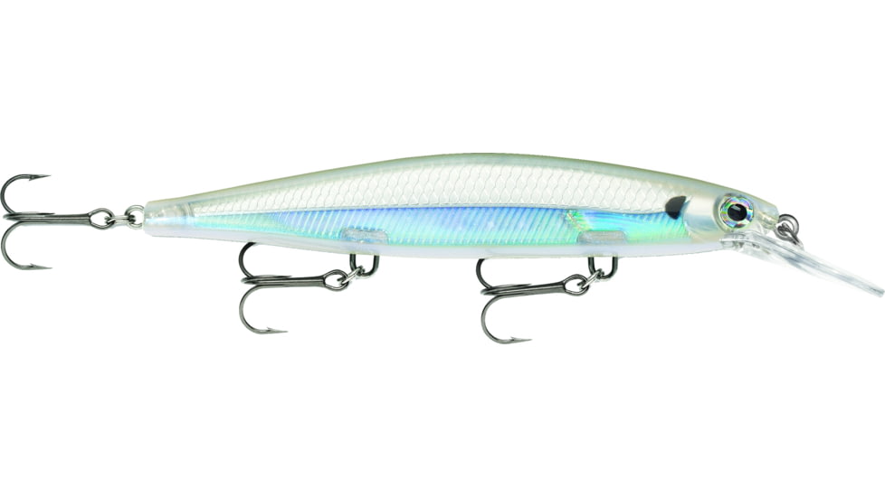 Rapala Shadow Rap Deep Jerkbait, Sinking, Albino Shiner, 4 3/8in, 7/16oz, SDRD11AS
