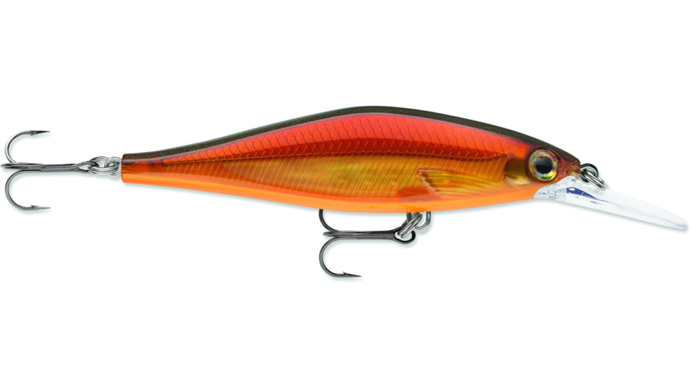 Rapala Shadow Rap Lure, Molten Copper, 3-1/8in, 3/8oz, SDRSD09MLC