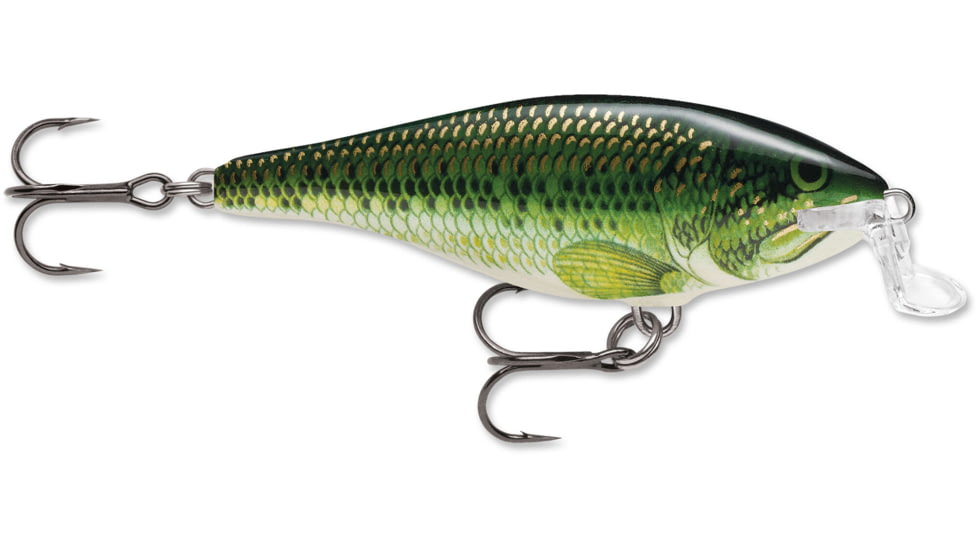 Rapala Shallow Shad Rap Crankbait, 2in, 3/16 oz,Floating, Baby Bass, SSR05BB