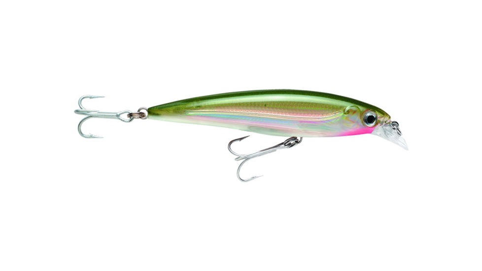 Rapala X-Rap Saltwater 10 Slashbait, 4", 7/16 oz, Olive Green Suspending, SXR10OG