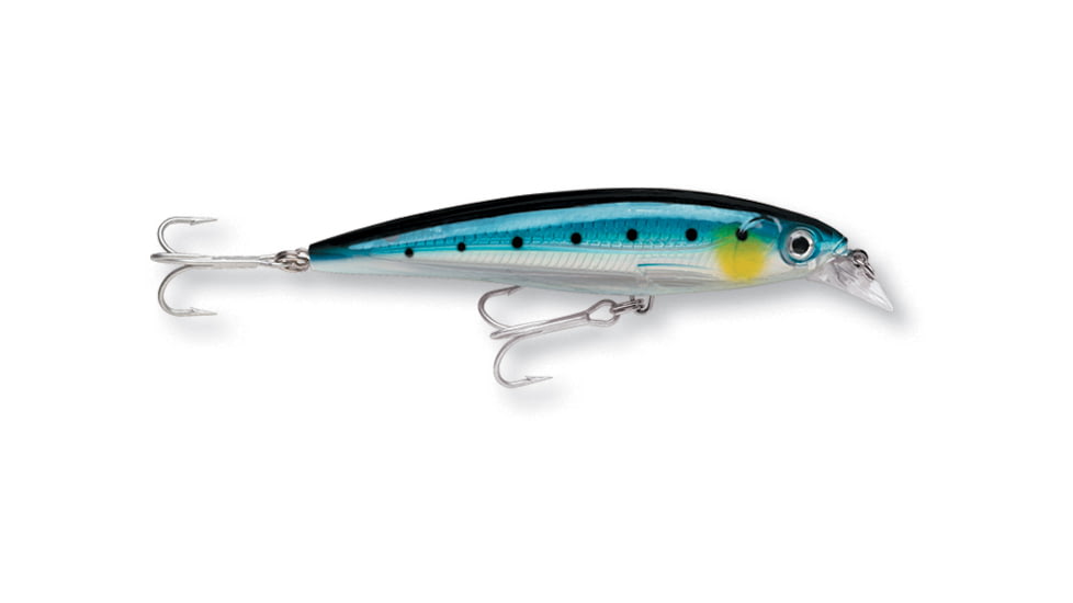 Rapala X-Rap Saltwater 14 Slashbait, 5 1/2", 1 1/2 oz, Blue Sardine, Suspending, SXR14BSRD