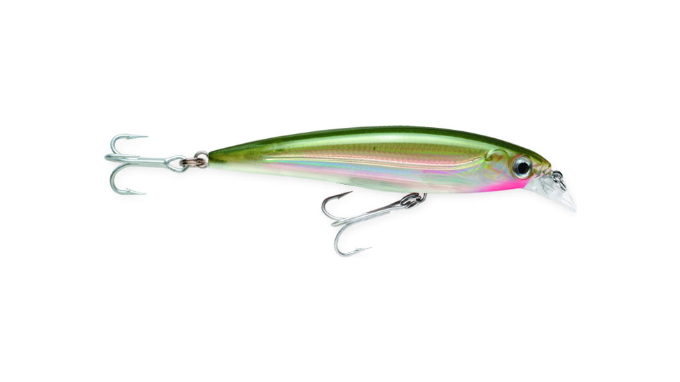 Rapala X-Rap Saltwater 8 Slashbait, 3 1/8", 1/4 oz, Olive Green, Suspending, SXR08OG
