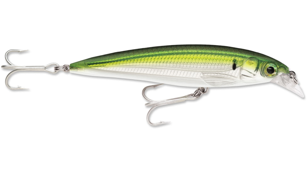 Rapala X-Rap Saltwater 8 Slashbait, Suspending, 1/4 oz 3-1/8&quot;, 3-5 Ft, #6 Hooks, Pilchard, SXR08PLD