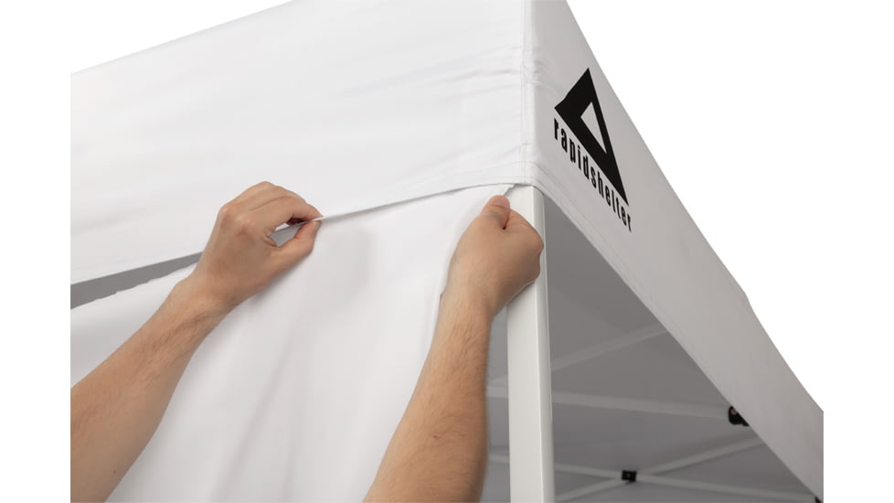 Rapid Shelter Sidewall 8x8, White, RS-SIDES 8X8 W