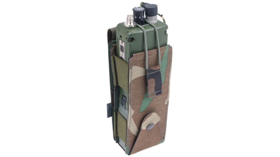 Raptor Tactical 148/152 Radio Pouch, Woodland, One Size, PRC4852-M81