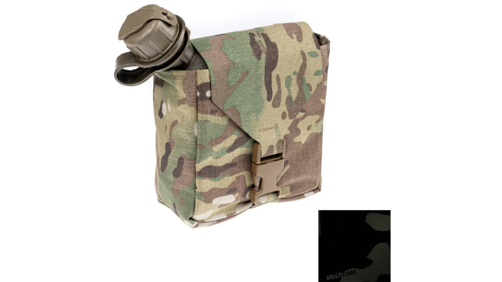 Raptor Tactical 2Q Canteen Pouch, Black Multicam, 2QC-BM