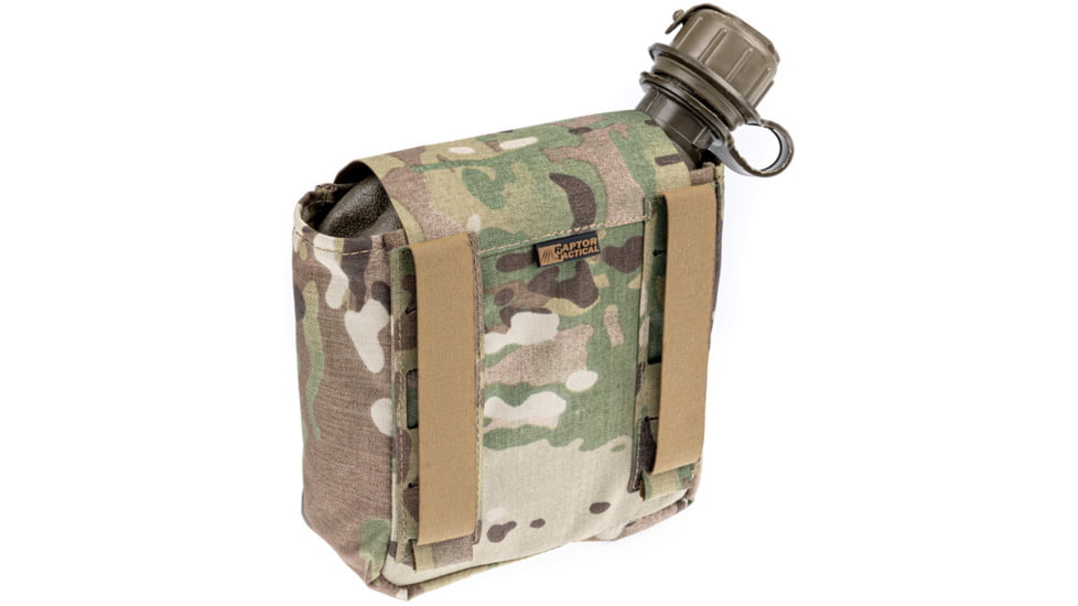 Raptor Tactical 2Q Canteen Pouch, Multicam, 2QC-MC