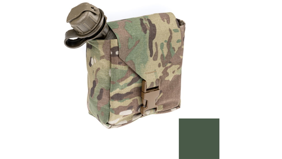 Raptor Tactical 2Q Canteen Pouch, Ranger Green, 2QC-RG