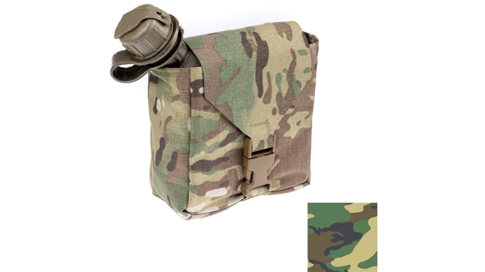 Raptor Tactical 2Q Canteen Pouch, Woodland, 2QC-M81