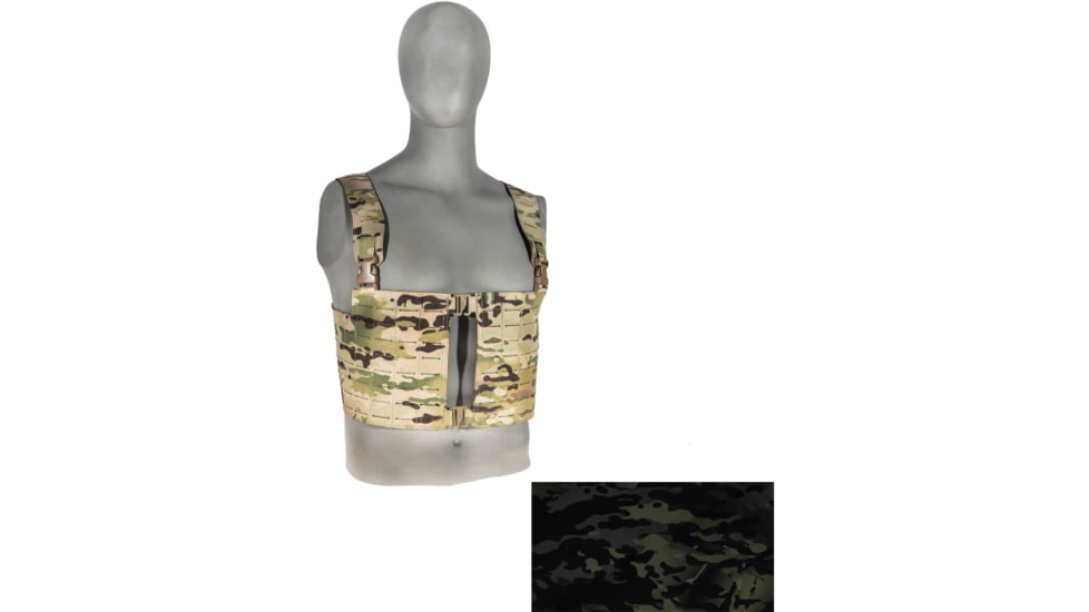 Raptor Tactical Archer Super Light Chest Rig MK2, Multicam Black, One Piece, AR2-BM-1P