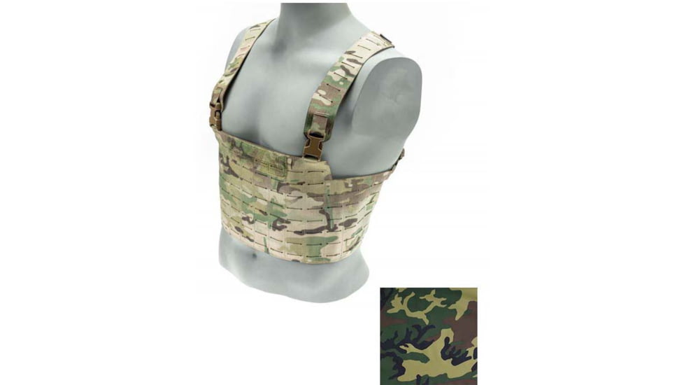 Raptor Tactical Archer Super Light Chest Rig MK2, Woodland, One Piece, AR2-M81-1P