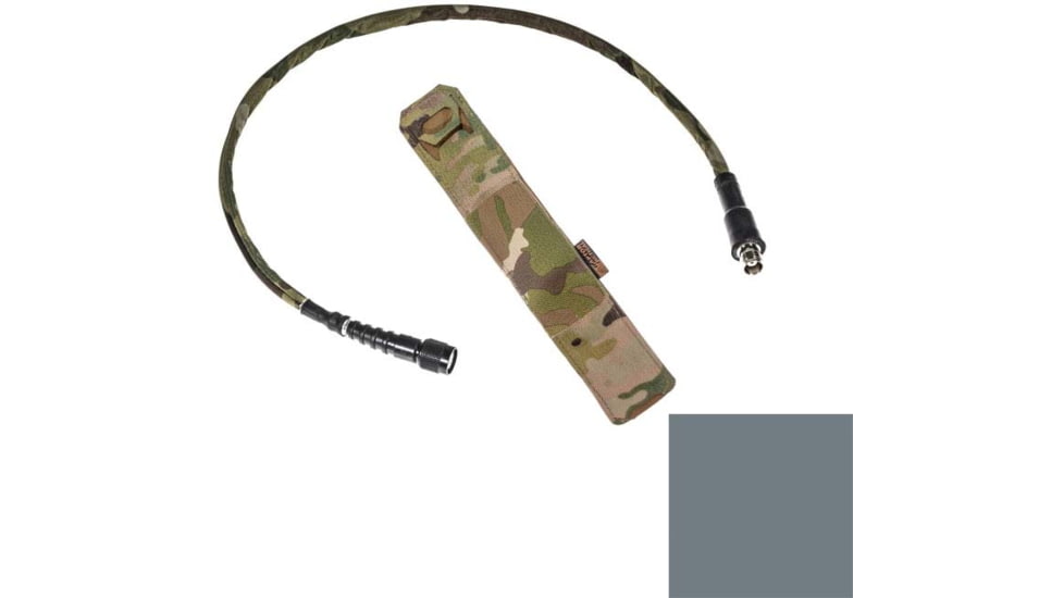 Raptor Tactical Athena - Antenna Relocation Kit, Tactical Grey, Long, RT-ATHENAKIT-TG-L