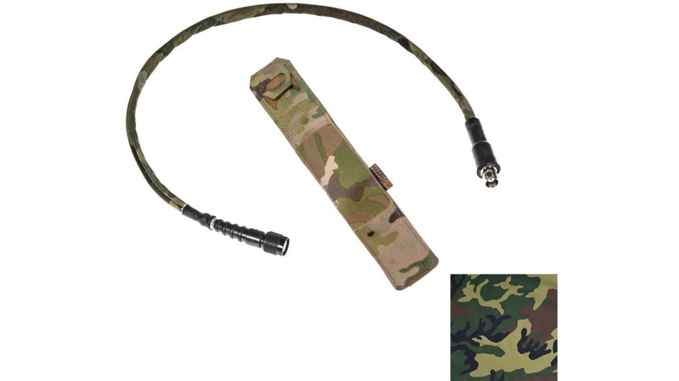 Raptor Tactical Athena - Antenna Relocation Kit, Woodland, Long, RT-ATHENAKIT-WD-L
