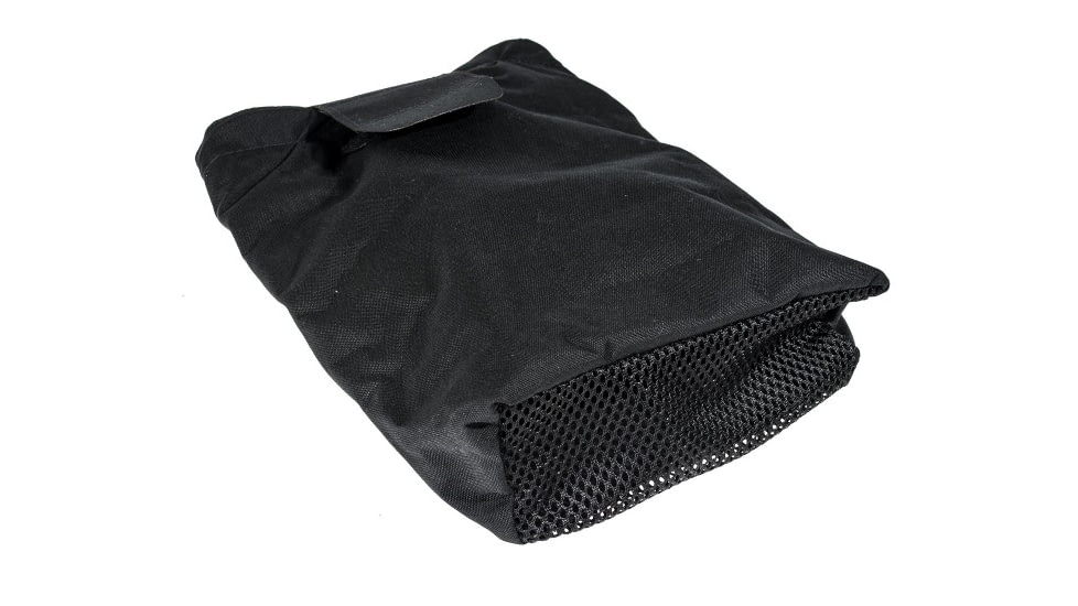 Raptor Tactical Dump Pouches w/ChemLight Holder, Black, Long, DP-BL-L