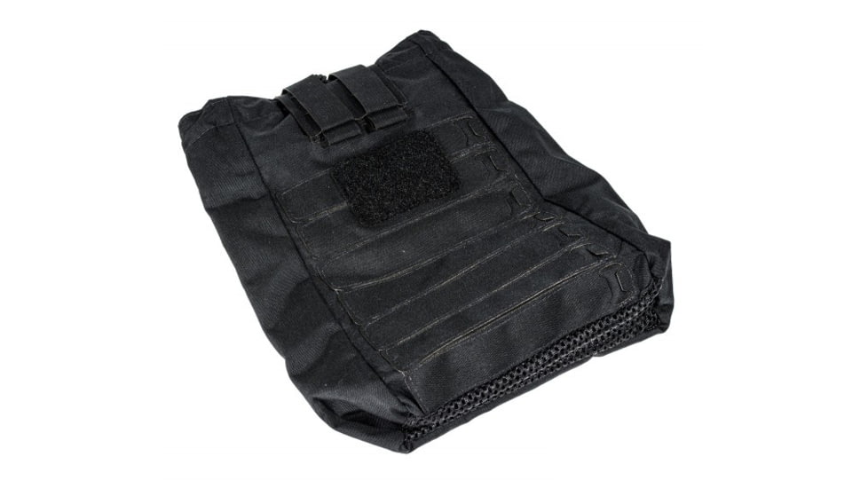 Raptor Tactical Dump Pouches w/ChemLight Holder, Black, Long, DP-BL-L