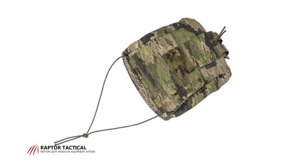 Raptor Tactical Dump Pouches w/ChemLight Holder, Kryptec Highlander, Long, RT-DP-KH-L
