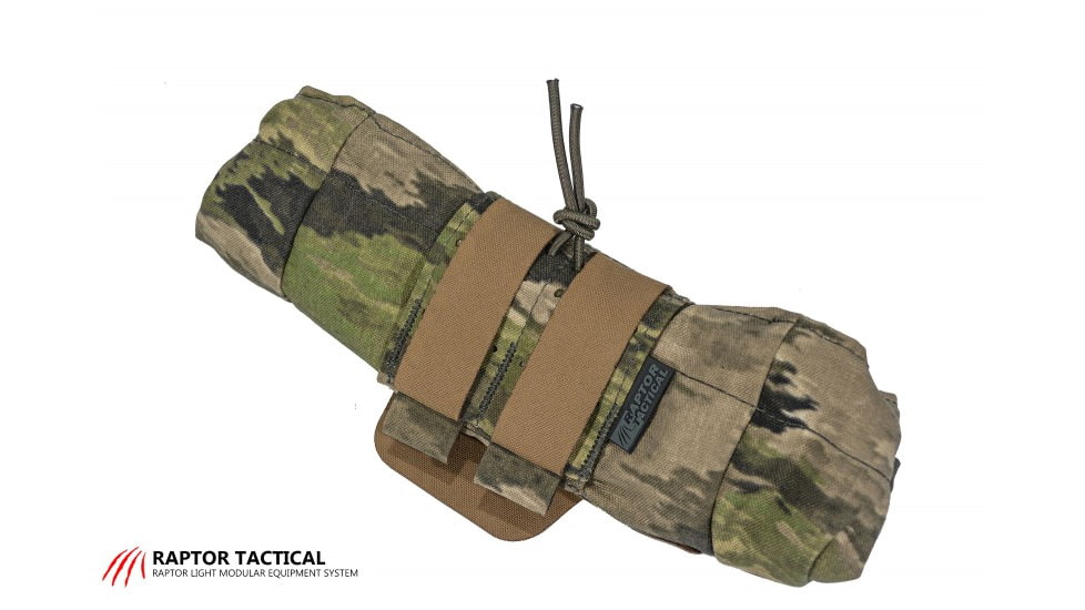 Raptor Tactical Dump Pouches w/ChemLight Holder, Kryptec Highlander, Long, RT-DP-KH-L