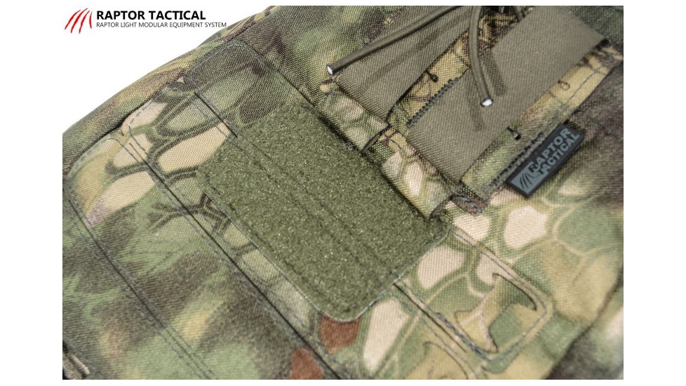 Raptor Tactical Dump Pouches w/ChemLight Holder, Kryptec Mandrake, Long, RT-DP-KM-L
