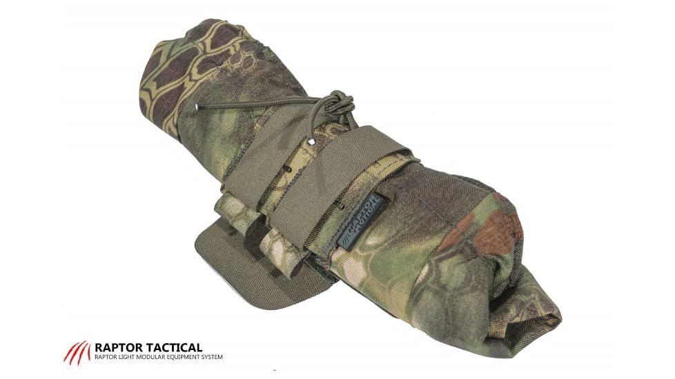 Raptor Tactical Dump Pouches w/ChemLight Holder, Kryptec Mandrake, Long, RT-DP-KM-L