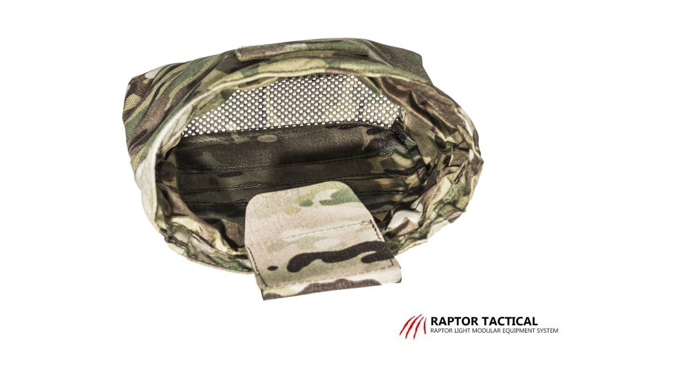Raptor Tactical Dump Pouches w/ChemLight Holder, Multicam, Long, DP-MC-L