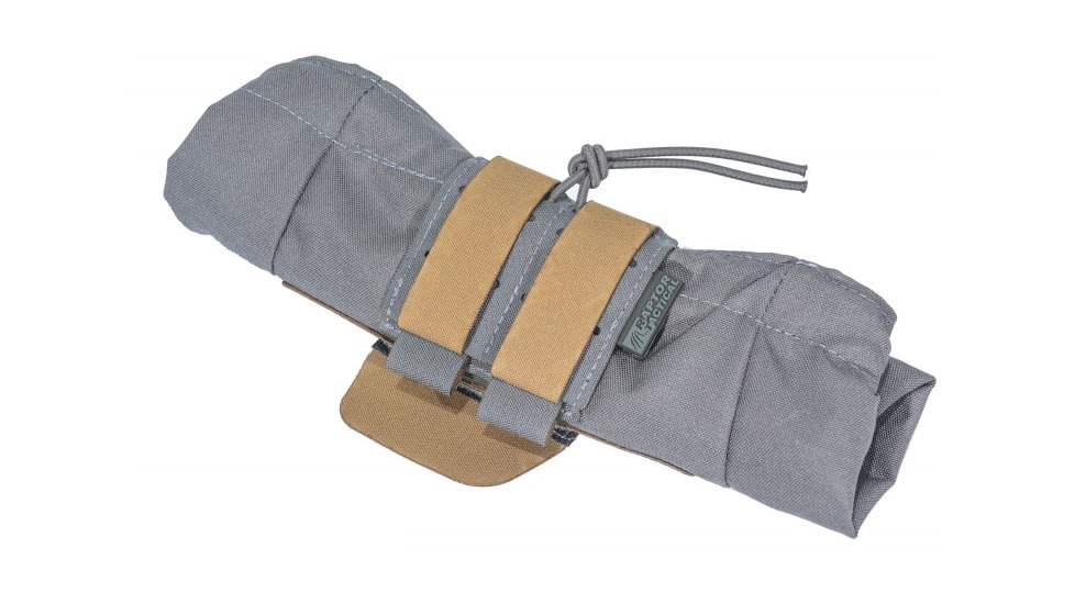 Raptor Tactical Dump Pouches w/ChemLight Holder, Tactical Grey, Long, DP-TG-L