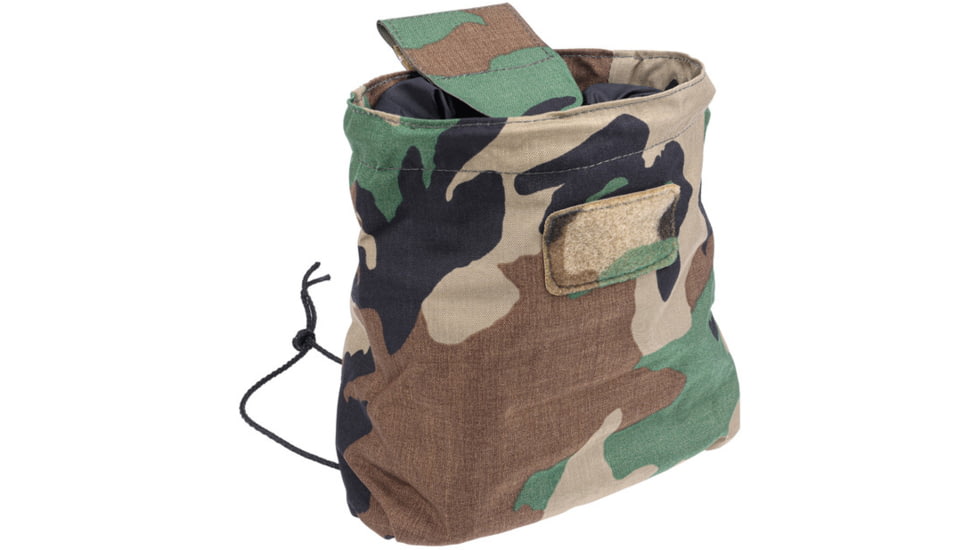 Raptor Tactical Dump Pouches w/ChemLight Holder, Woodland, Short, DP-M81-S