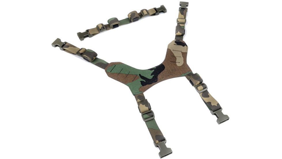 Raptor Tactical DWARF Chest Rig - Harness, Woodland, One Size, HR1-M81