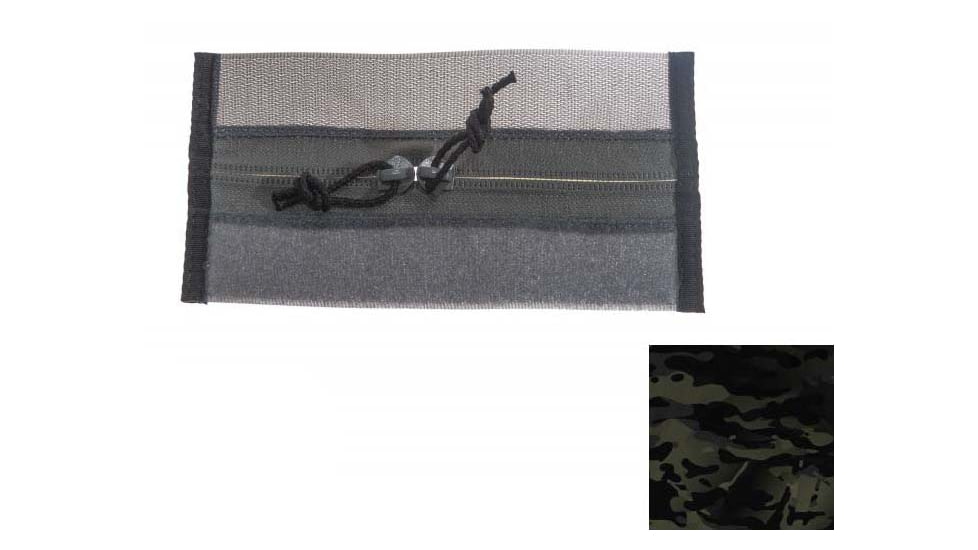 Raptor Tactical DWARF Chest Rig - Kangaroo Zipper Insert, Multicam Black, One Size, RT-DWARF-KZI-MCB