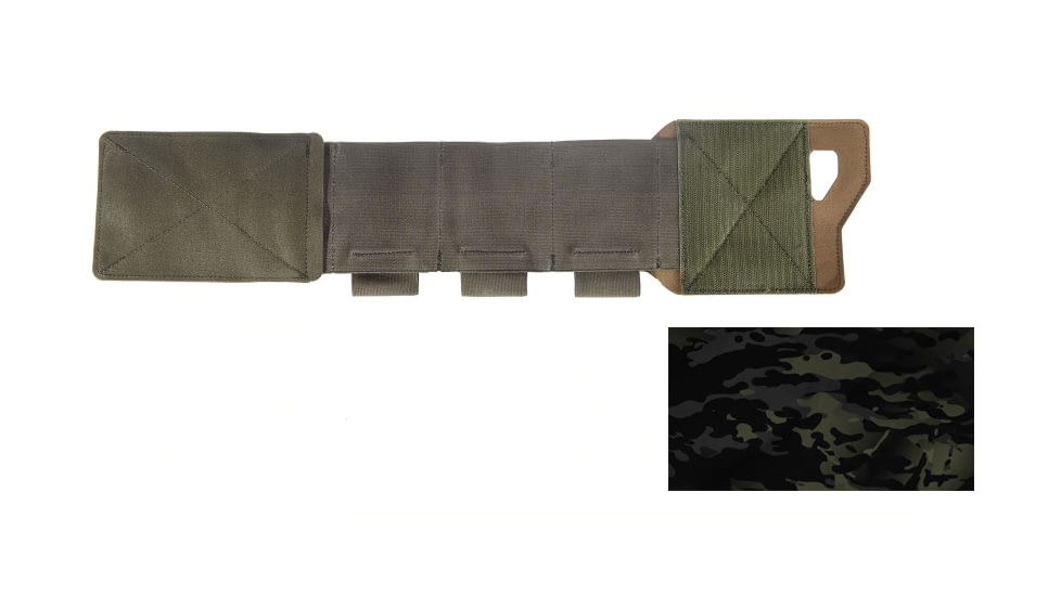 Raptor Tactical Thor Cummerbund Elastic Mk1, Velcro, Large, MultiCam Black, T1-BM-LG-Velcro