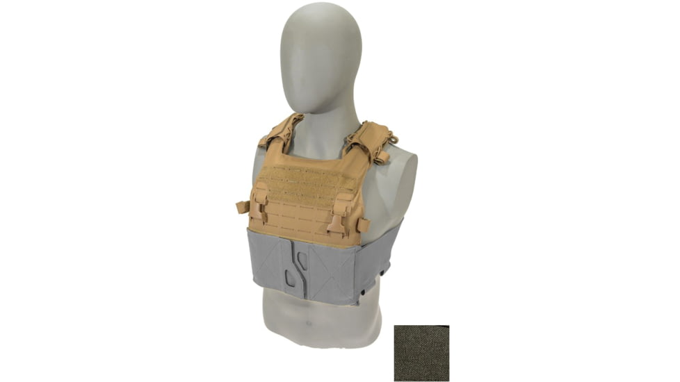 Raptor Tactical GHOST MK2 Plate Carrier, MOLLE/Velcro, Medium, Ranger Green, RT-GHOST2-RG-M