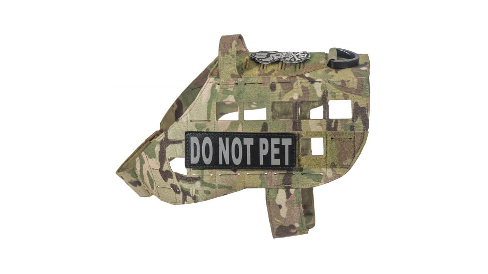 Raptor Tactical K9 Zephyr MK1 Dog Harness, Multicam, One Size, K9ZDH1-MC